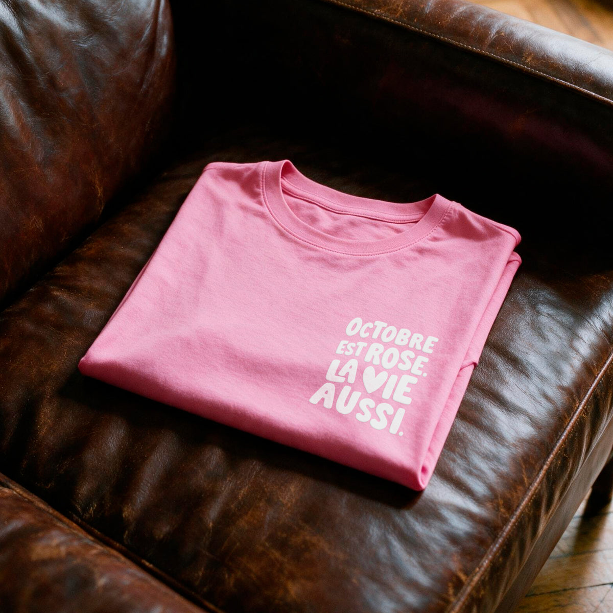 T-shirt - Octobre est rose, la vie aussi