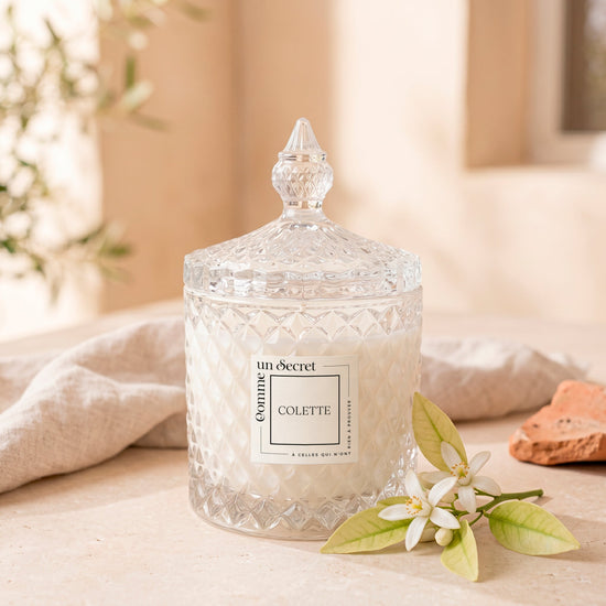 Bougie Colette - Fleur d'oranger - Comme un Secret