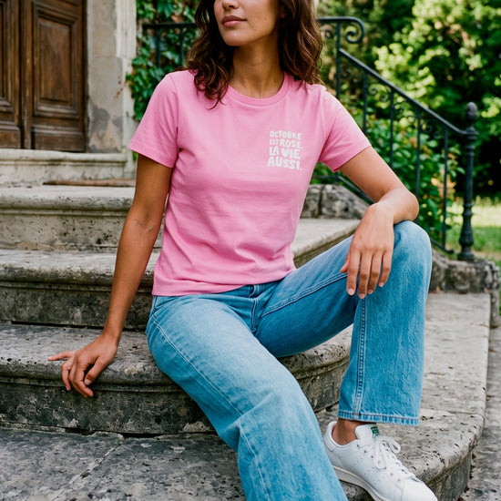 T-shirt - Octobre est rose, la vie aussi - Comme un Secret